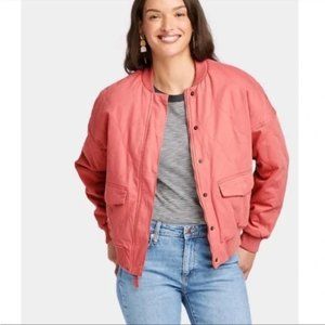 Universal Thread Quilted Bomber Jacket